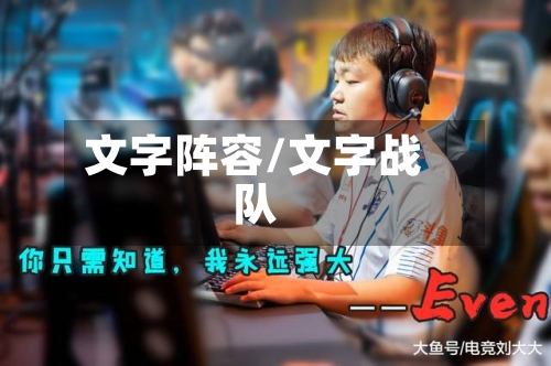 文字阵容/文字战队
