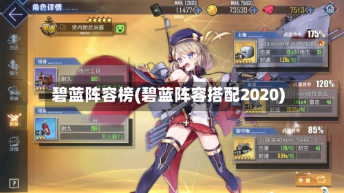 碧蓝阵容榜(碧蓝阵容搭配2020)