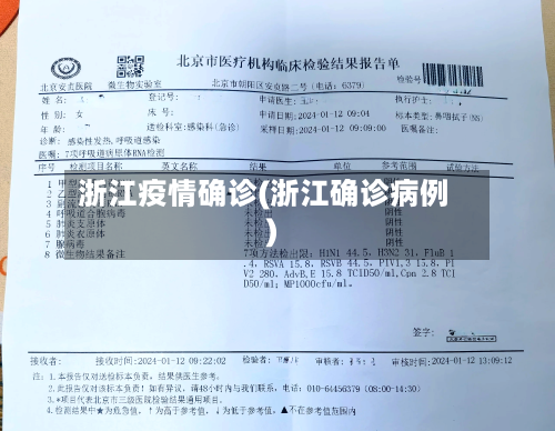 浙江疫情确诊(浙江确诊病例)