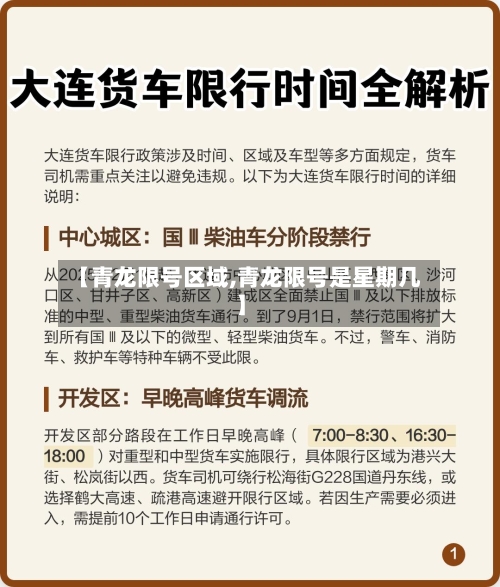【青龙限号区域,青龙限号是星期几】