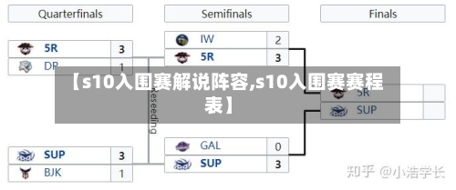 【s10入围赛解说阵容,s10入围赛赛程表】