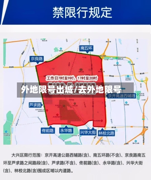 外地限号出城/去外地限号