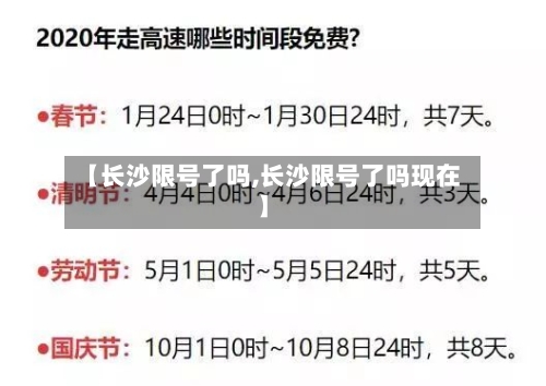 【长沙限号了吗,长沙限号了吗现在】