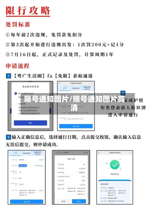 限号通知图片/限号通知图片高清