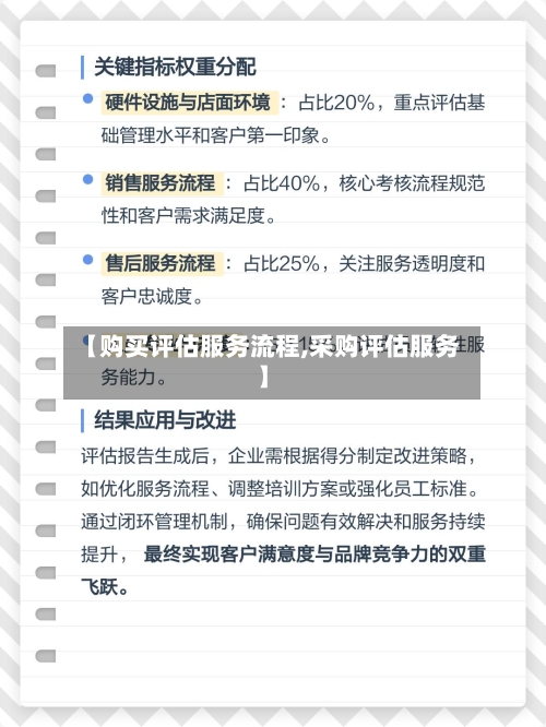 【购买评估服务流程,采购评估服务】