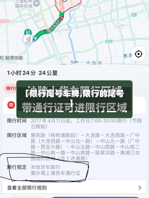 【限行尾号车牌,限行的尾号】