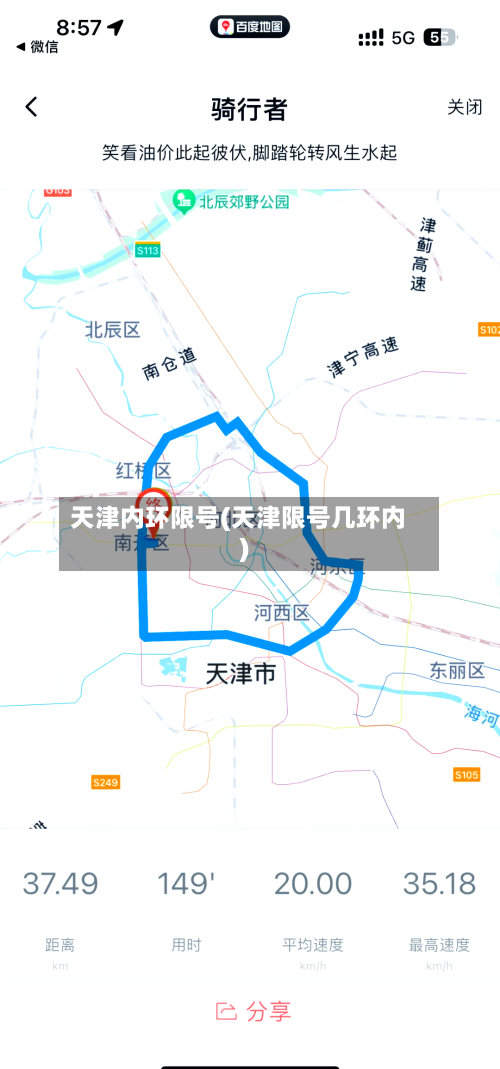 天津内环限号(天津限号几环内)
