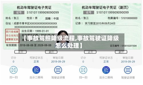 【事故驾照降级流程,事故驾驶证降级怎么处理】