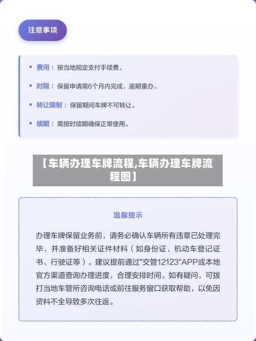 【车辆办理车牌流程,车辆办理车牌流程图】