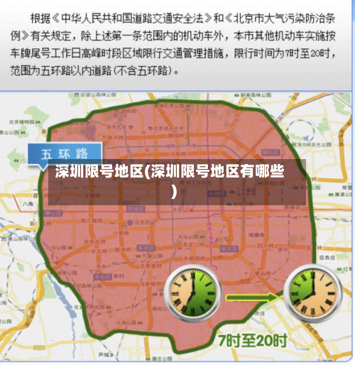深圳限号地区(深圳限号地区有哪些)