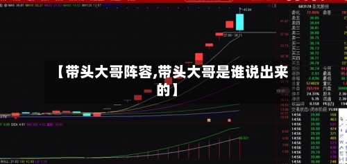 【带头大哥阵容,带头大哥是谁说出来的】