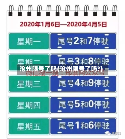 沧州限号了吗(沧州限号了吗?)