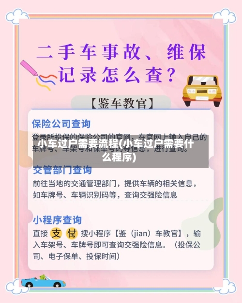 小车过户需要流程(小车过户需要什么程序)