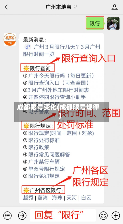 成都限号变化(成都限号规律)