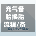 充气备胎换胎流程/备胎气瓶