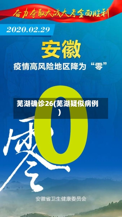 芜湖确诊26(芜湖疑似病例)
