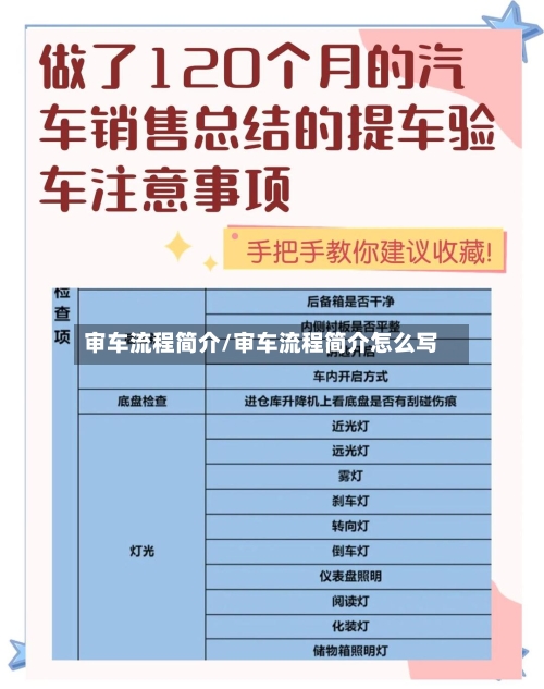 审车流程简介/审车流程简介怎么写