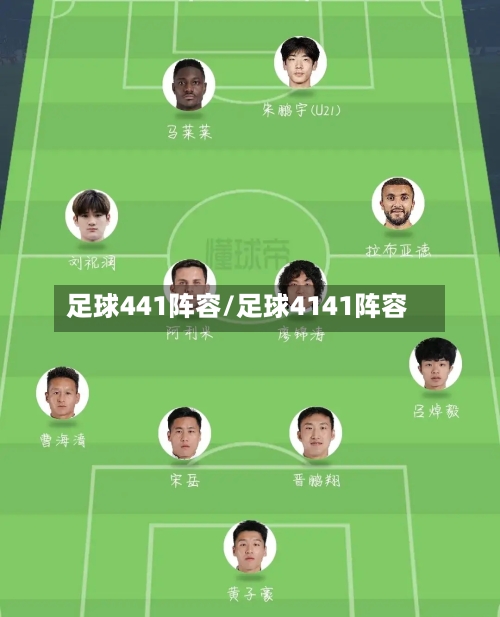 足球441阵容/足球4141阵容