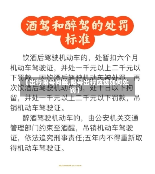 【出行限号问题,限号出行应该如何处罚】