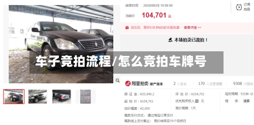 车子竞拍流程/怎么竞拍车牌号