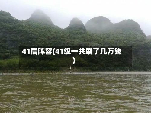 41层阵容(41级一共刷了几万钱)