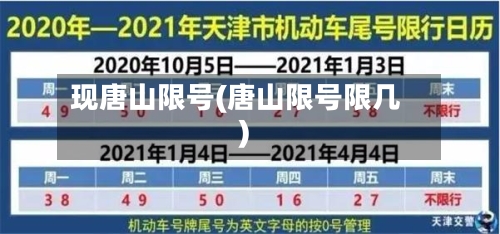 现唐山限号(唐山限号限几)