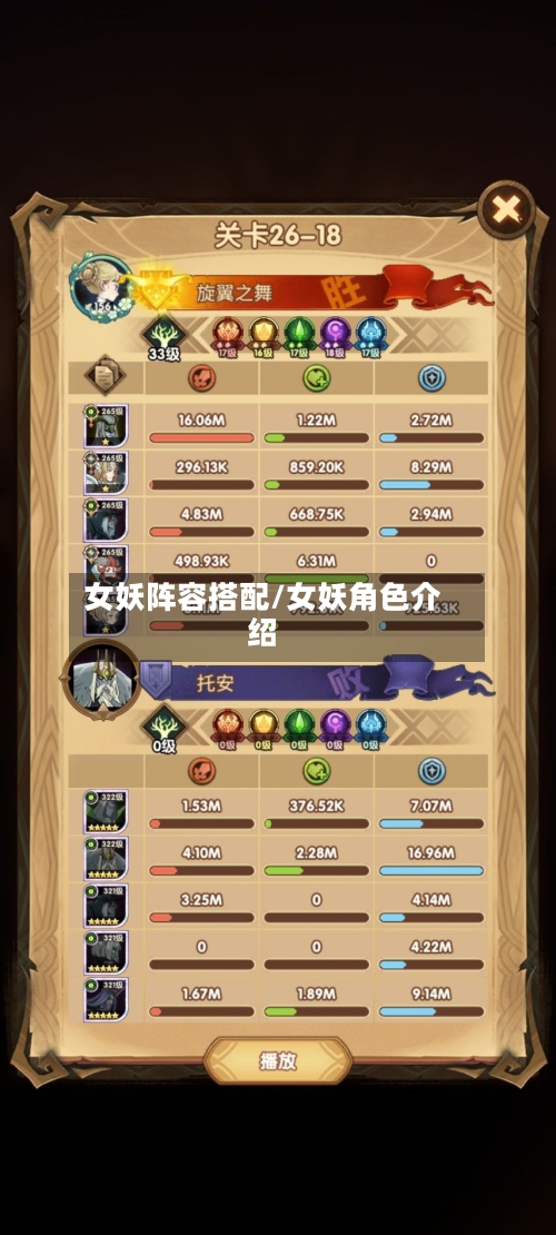 女妖阵容搭配/女妖角色介绍