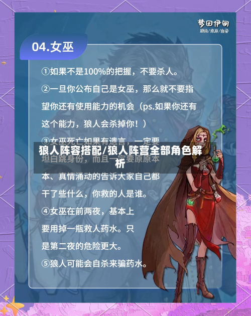狼人阵容搭配/狼人阵营全部角色解析