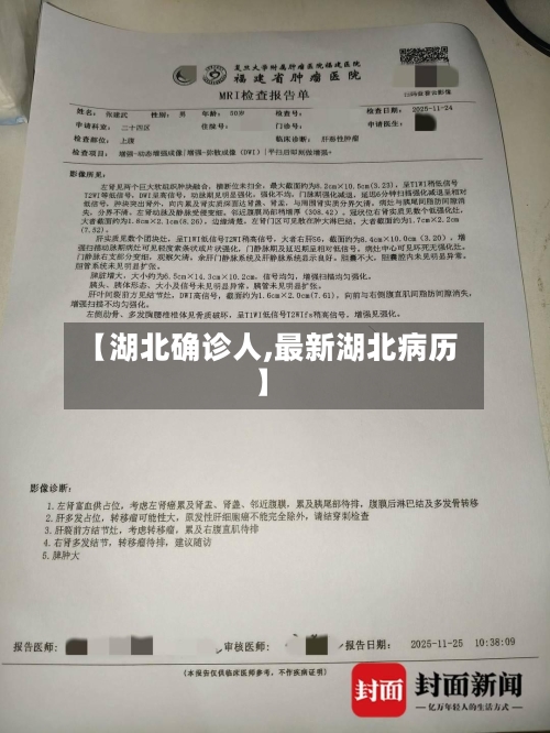 【湖北确诊人,最新湖北病历】